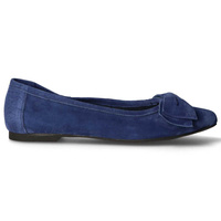 Leather ballerinas Filippo DP1329/20 NV navy blue