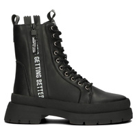 Leather boots Filippo DBT4153/22 BK black