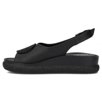Leather sandals Filippo DS6984/25 BK black