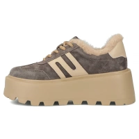 Leather shoes Filippo DP7110/25 TP Taupe