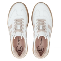 Skórzane sneakersy Filippo DP6776/25 WH BE biało beżowe