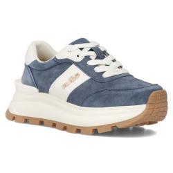 Leather sneakers Filippo DP7003/25 BL blue