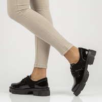 Leather shoes Filippo DP3713/22 BK black