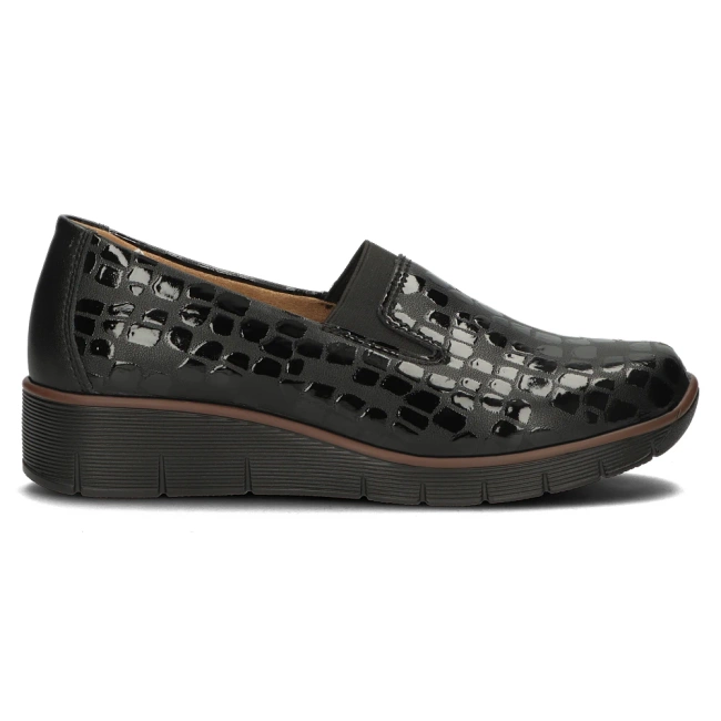 Skórzane półbuty Filippo DP3160/23 BK czarne