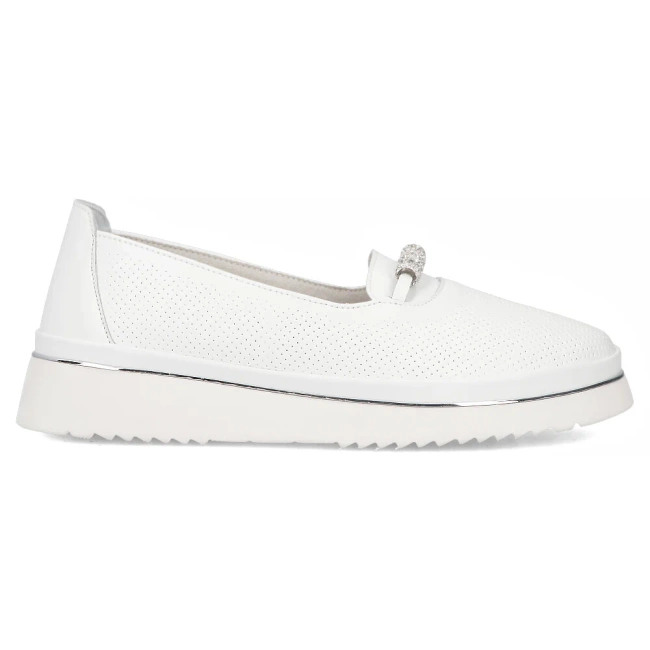 Leather shoes Filippo DP6999/25 WH white