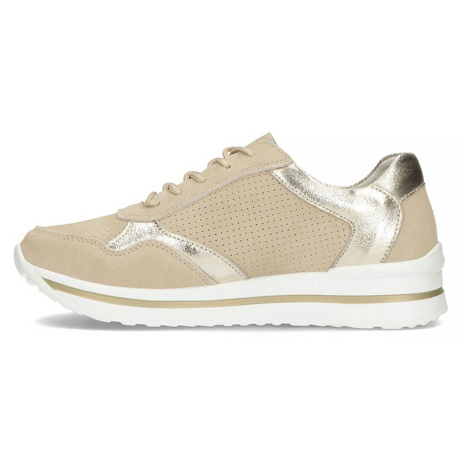 Leather sneakers Filippo DP3544/22 BE beige