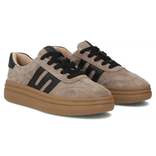 Leather shoes Filippo DP7114/25 TP Taupe