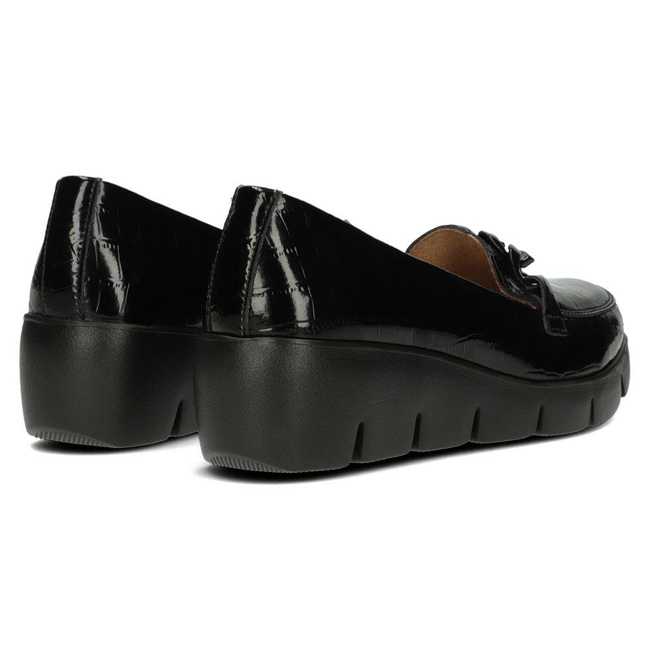 Leather shoes DP4128/22 BK black