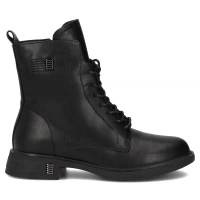 Leather ankle boots Filippo DBT7201/25 BK black