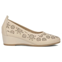 Leather shoes DP6864/25 BE beige