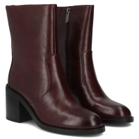 Leather ankle boots Filippo DBT7355/25 BK black