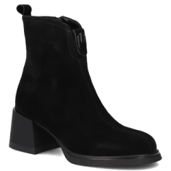Leather ankle boots Filippo DBT7225/25 BK black