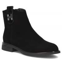 Leather ankle boots Filippo DBT7379/25 BK black