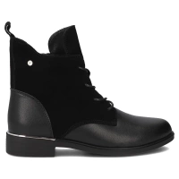 Leather ankle boots Filippo DBT4749/25 BK black