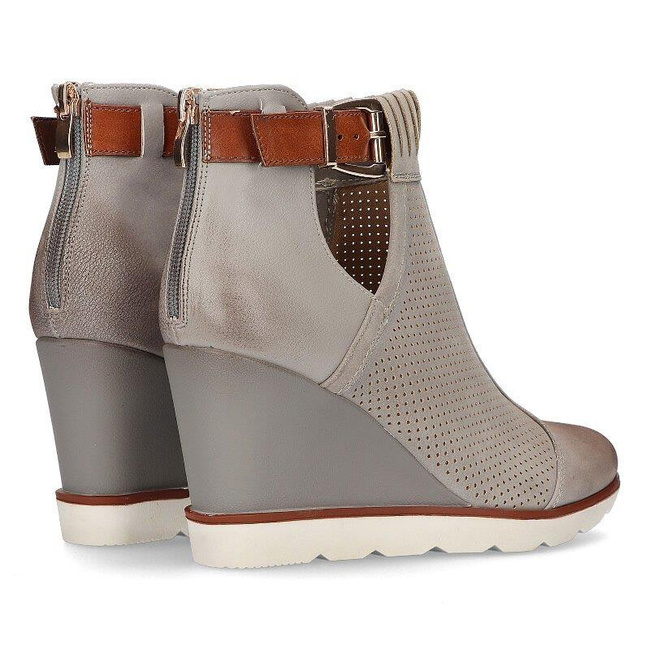 Wedge ankle boots Filippo DBT207/21 GR grey