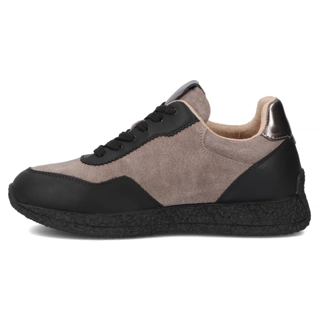 Leather sneakers Filippo DP7405/25 TP BK taupe