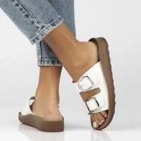 Klapki Filippo DK6892/25 WH białe