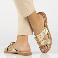 Klapki Filippo DK3703/25 GO złote