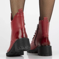 Leather ankle boots Filippo DBT6501/25 BK black