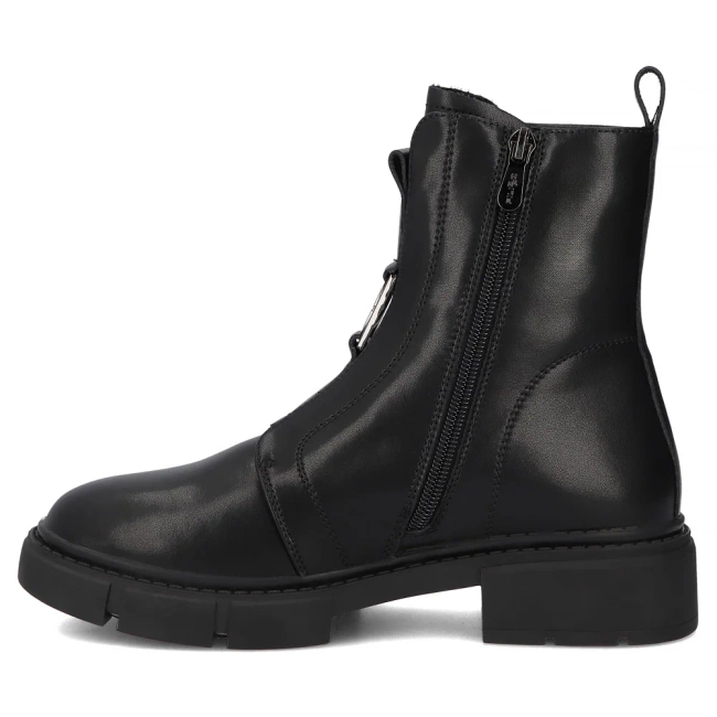 Leather ankle boots Filippo  DBT6524/25 BK black