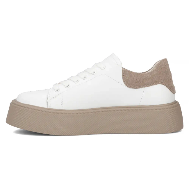 Leather sneakers Filippo DP6119/25 WH white