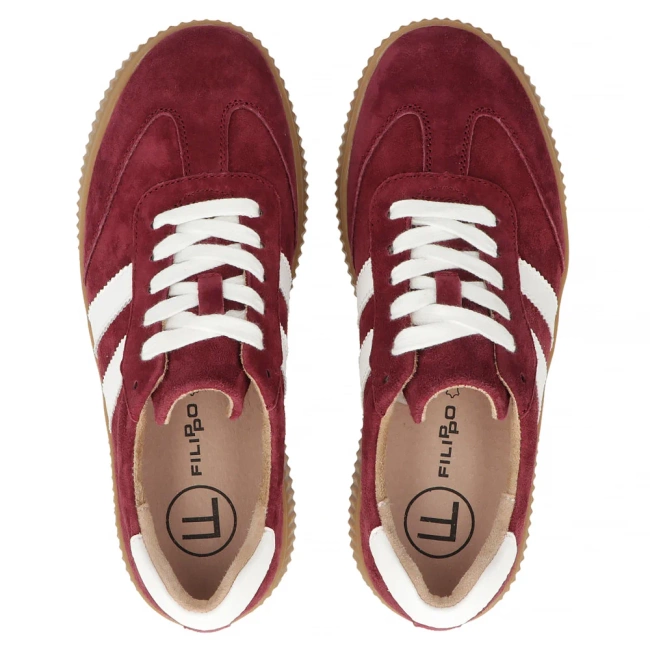 Leather Sneakers Filippo DP6776/25 BE FH beige pink