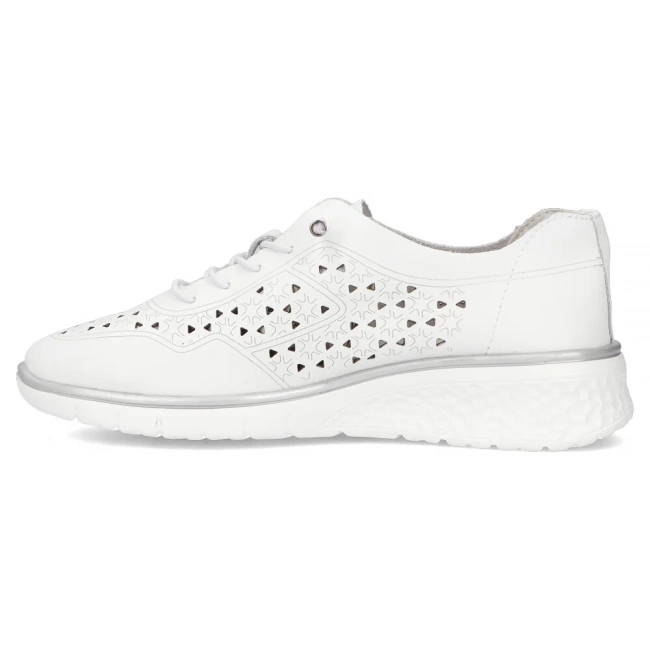 Leather shoes Filippo DP6714/25 WH white