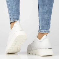 Skórzane sneakersy Filippo DP6849/25 WH białe