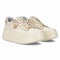 Leather sneakers Filippo DP6792/25 BE beige