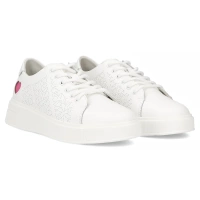Leather sneakers Filippo DP6701/25 WH white
