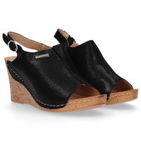 Leather sandals Filippo DS784/20 BK black