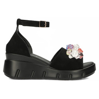 Leather sandals Filippo DS4456/23 BK black