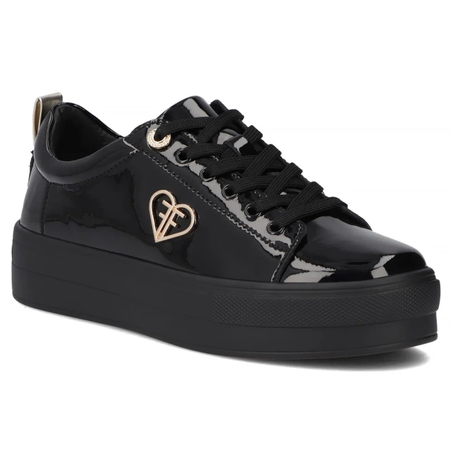 Leather shoes Filippo DP3533/25 BK L H black