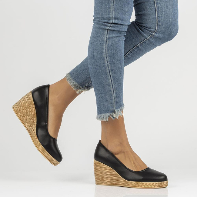 Leather shoes Filippo DP3521/22 BK black