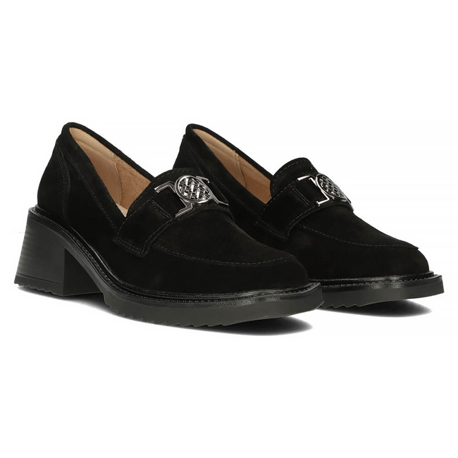 Leather shoes Filippo DP4145/23 BK black