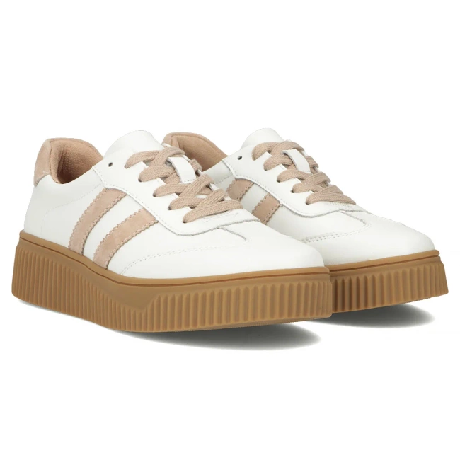 Leather Sneakers Filippo DP6776/25 BE FH beige pink