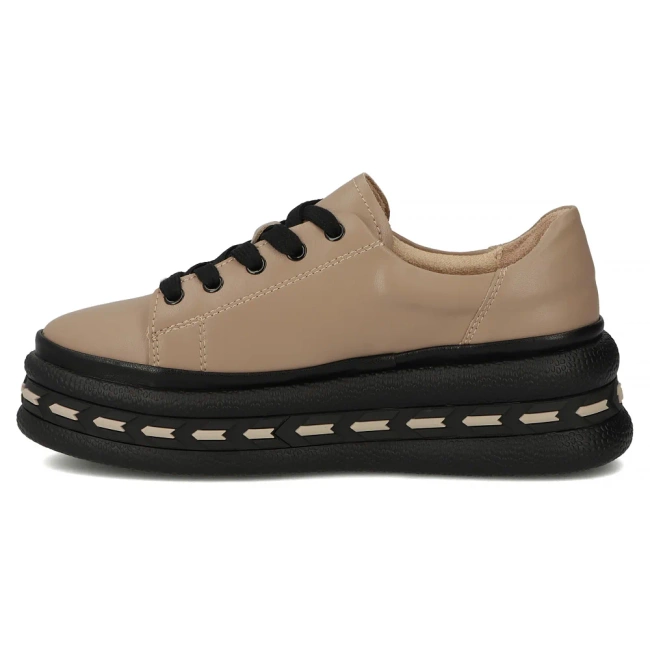 Leather sneakers Filippo DP7119/25 TP taupe