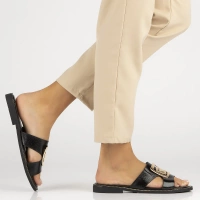 Klapki Filippo DK3703/25 BK czarne