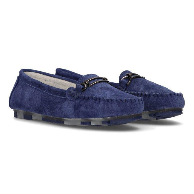 Leather loafers Filippo DP1202/21 BL blue