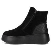 Leather ankle boots DBT7300/25 BK black