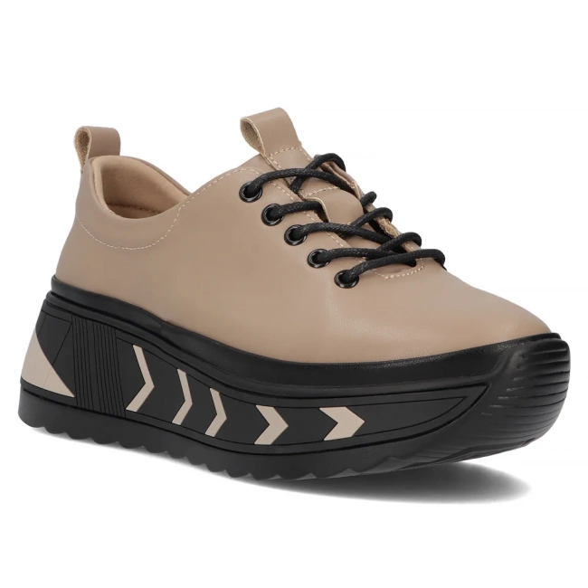 Leather sneakers Filippo DP6427/25 TP taupe