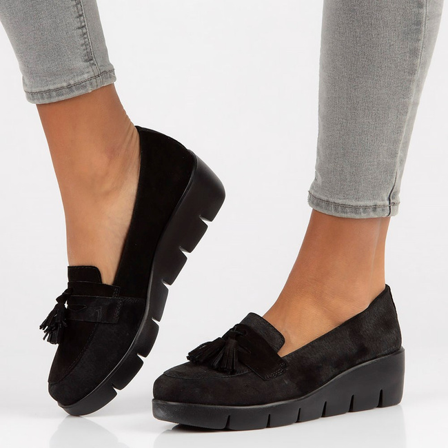 Leather shoes Filippo DP3162/23 BK SU black