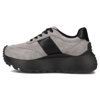 Skórzane sneakersy Filippo DP6785/25 GR szare