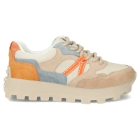 Skórzane sneakersy Filippo DP7559/26 BE OR beżowe