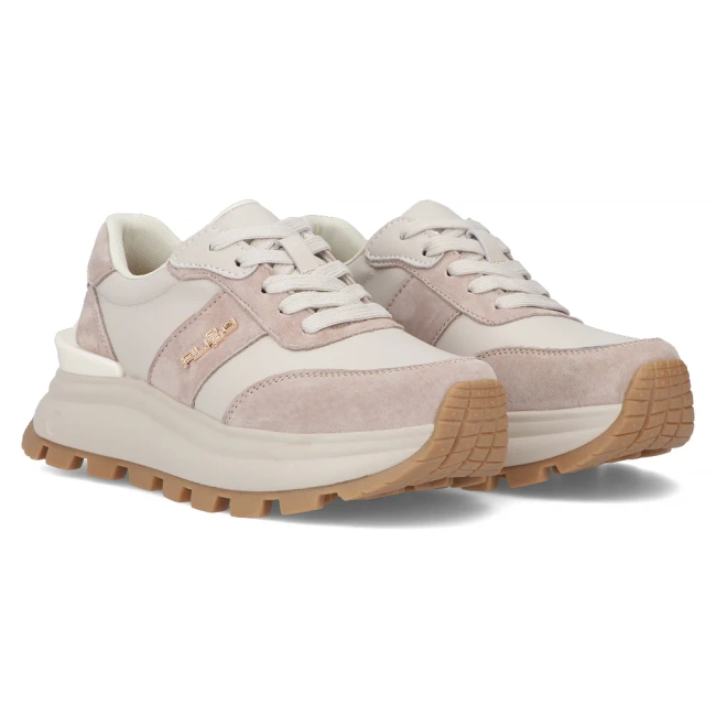 Leather sneakers Filippo DP7003/25 BE beige