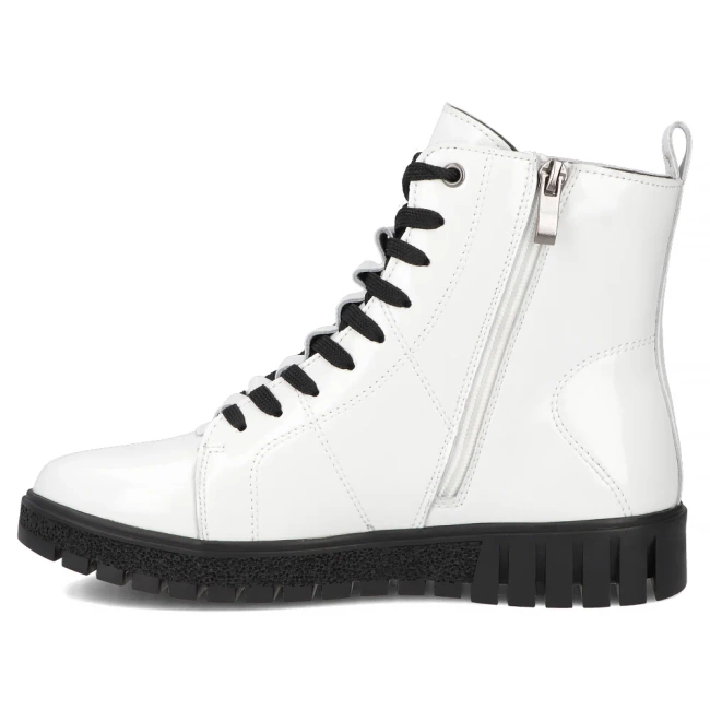 Leather ankle boots Filippo DBT7273/25 WH white