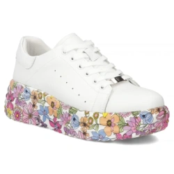 Leather sneakers Filippo DP7507/26 WH MLT white