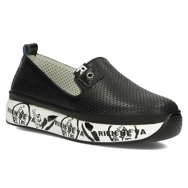 Leather shoes Filippo DP4409/23 BK black