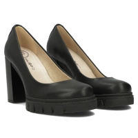 Leather shoes Filippo DP6096/24 BK black