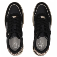 Skórzane sneakersy Filippo DP7102/25 BK czarne